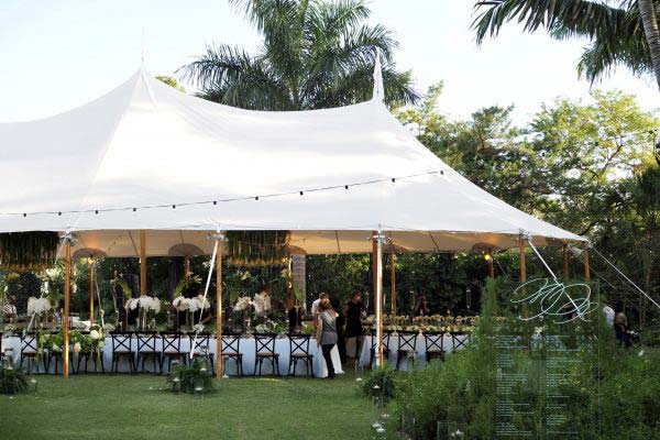 chairs and table arranged for party