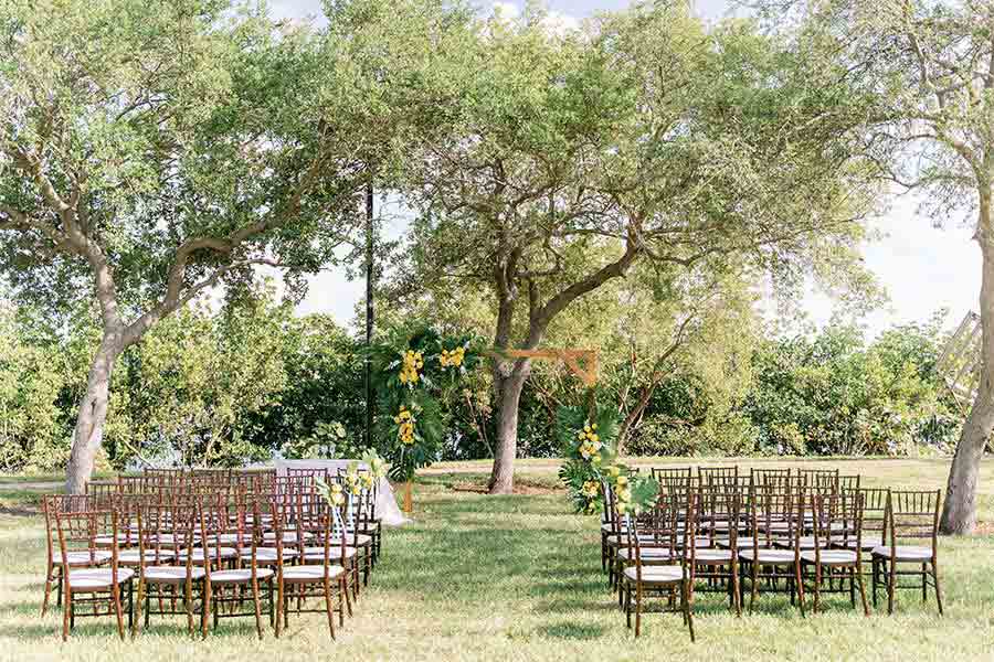 wedding lawn